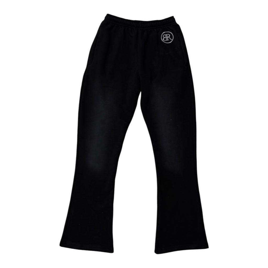 WMNS BLACK FLARE SWEATPANTS
