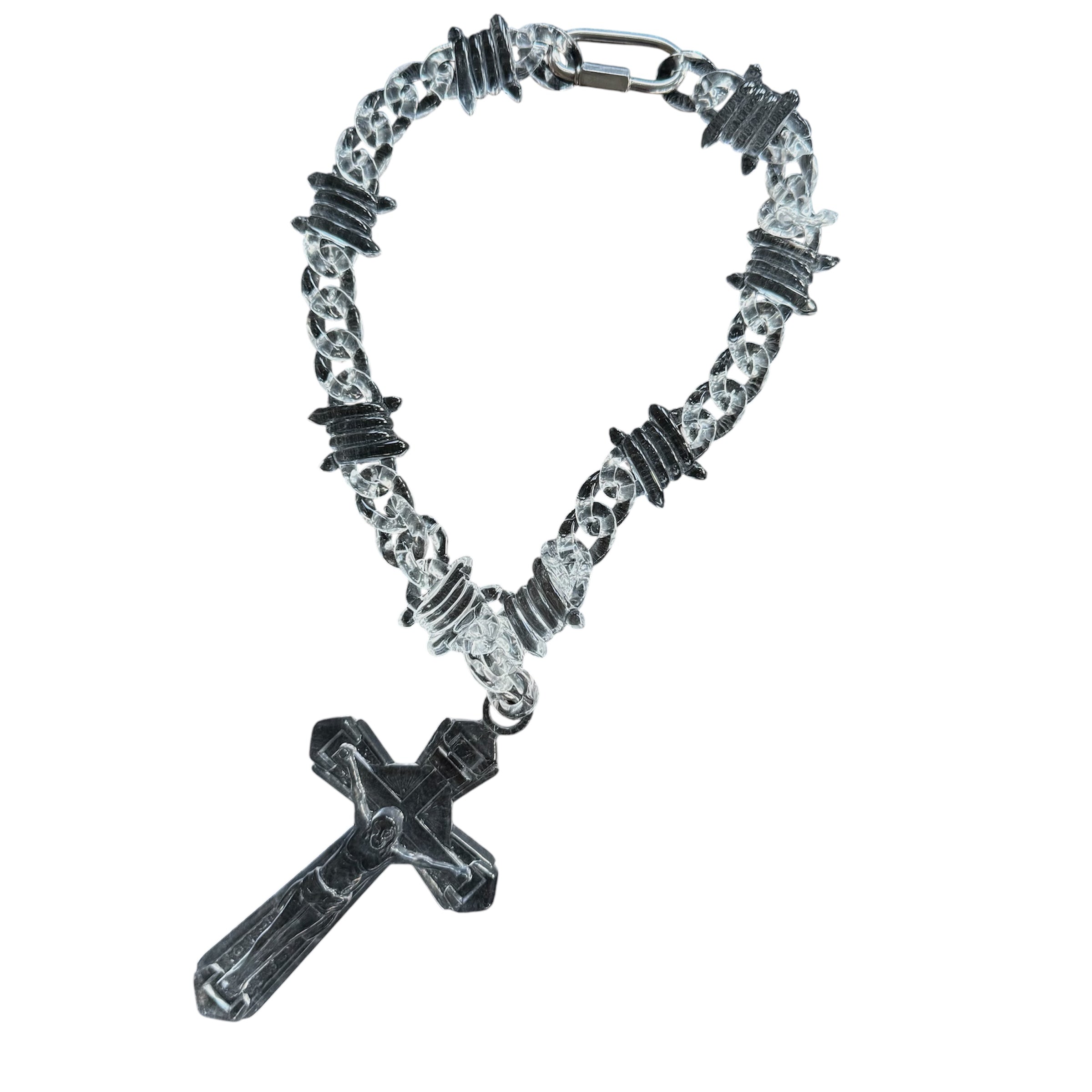 KNOT ACRYLIC JESUS PIECE CHAIN